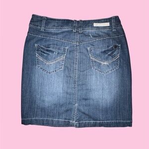 y2k denim skirt